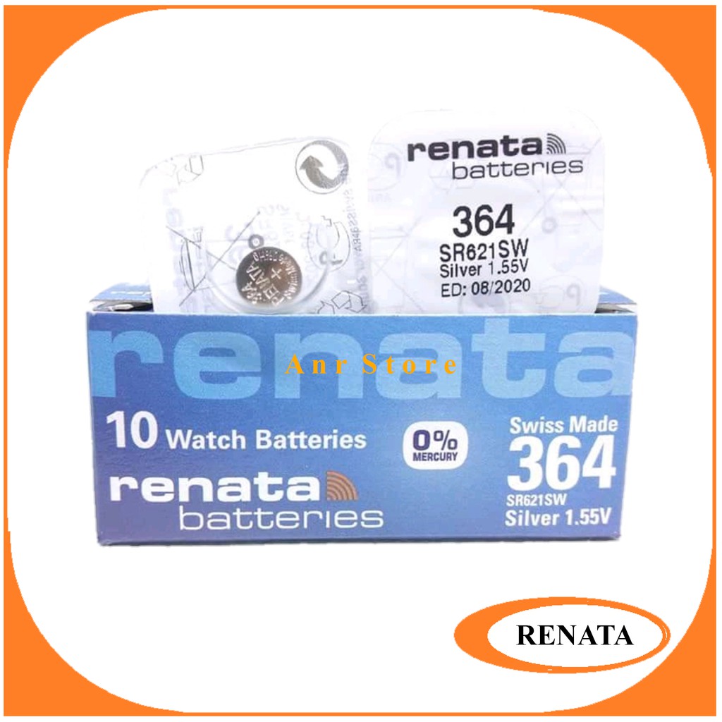 Renata 364 SR621SW Renata 621 Orignal Baterai Jam Tangan