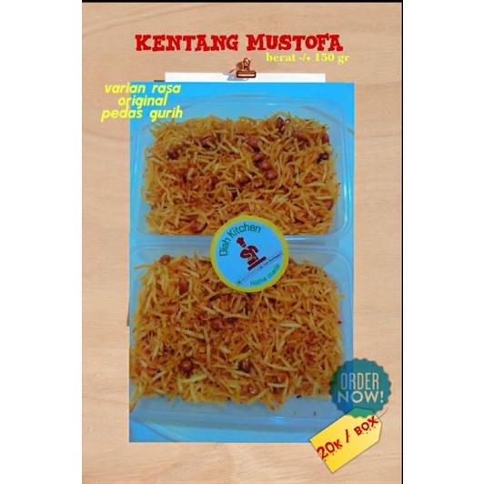 

KENTANG MUSTOFA (box ) pedas gurih