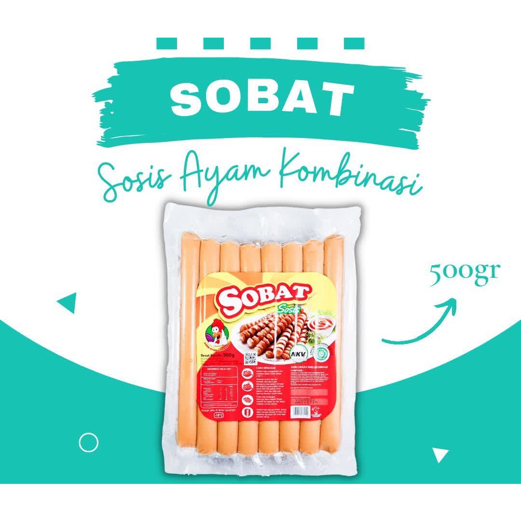 

ADDRIELLA - SOBAT SOSIS AYAM KOMBINASI 500gr | SOBAT/FROZENFOOD/FROZENFOOD MURAH