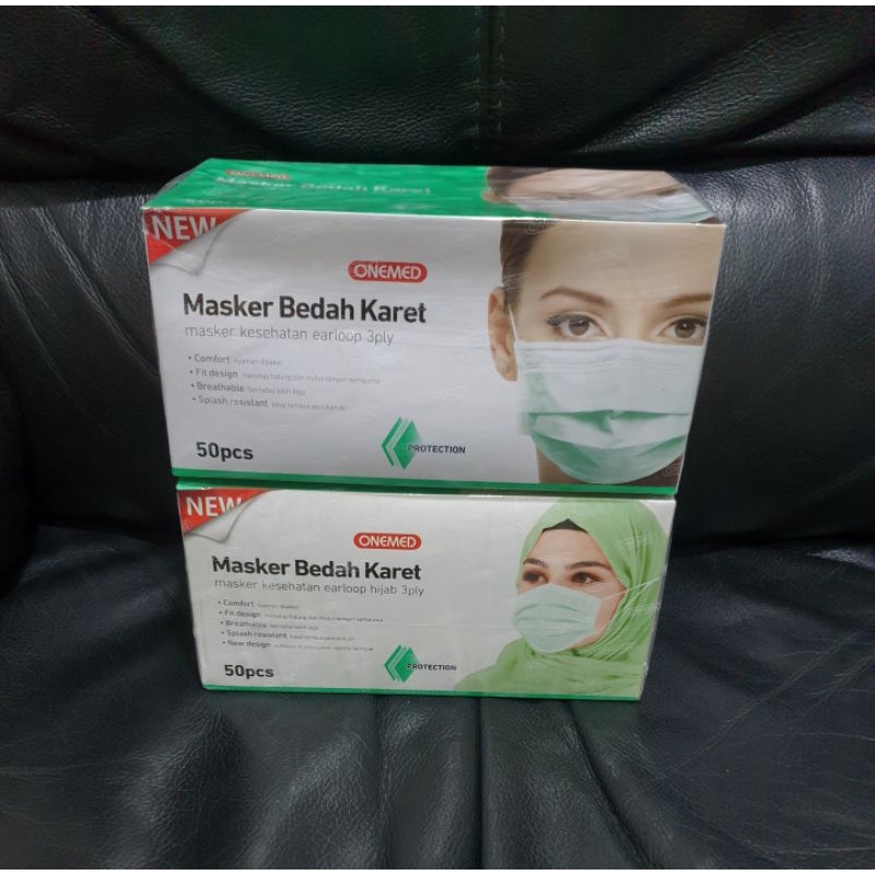 1 BOX MASKER EARLOOP / HIJAB KARET MEDIS ONEMED