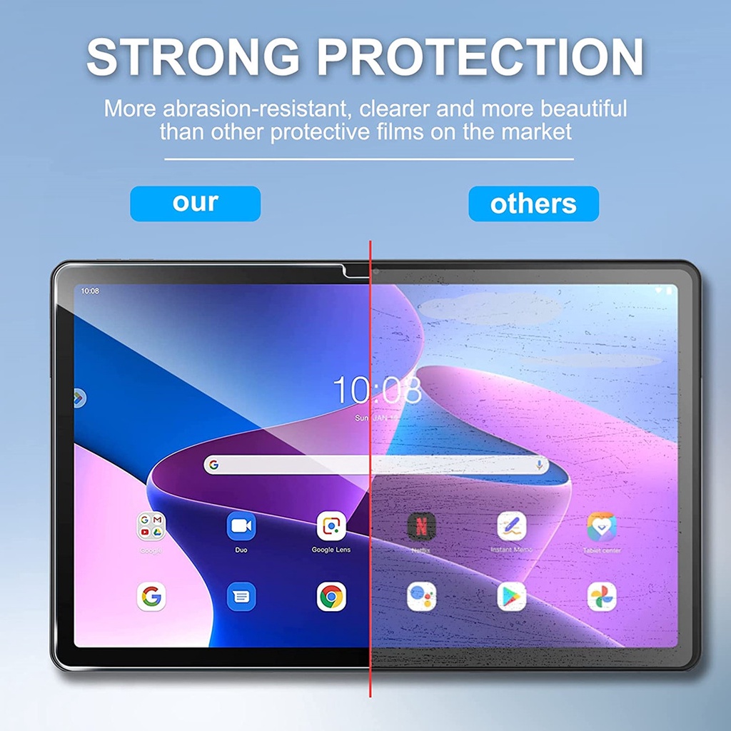 3pcs Pelindung Layar Tempered Glass Untuk Lenovo Tab M10 Generasi Ke328X TB-328F 10.1 &quot;