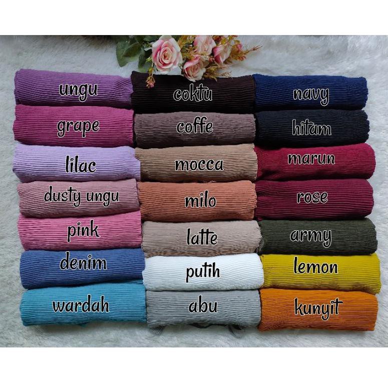 pashmina plisket termurah