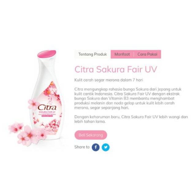 Citra Hand &amp; Body Lotion New