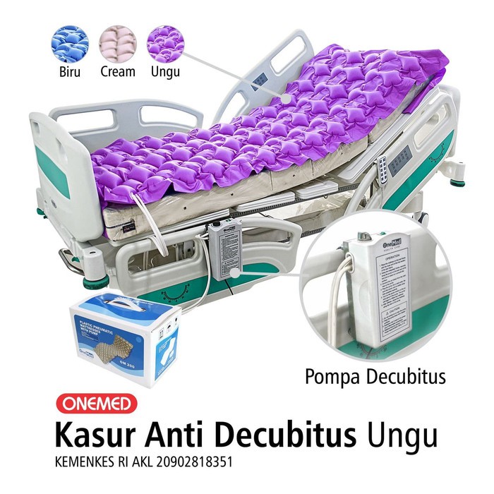 [New] Kasur Anti Decubitus Ungu OneMed