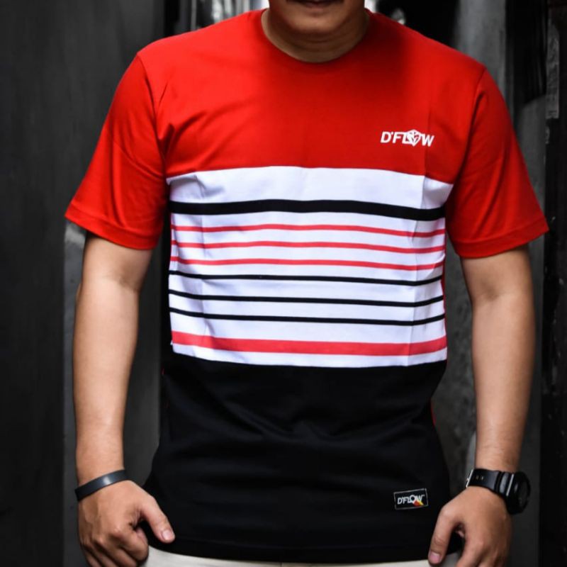 kaos original D'flow/kaos pria original/kaos distro/baju distro/baju pria original/kaos salur pria