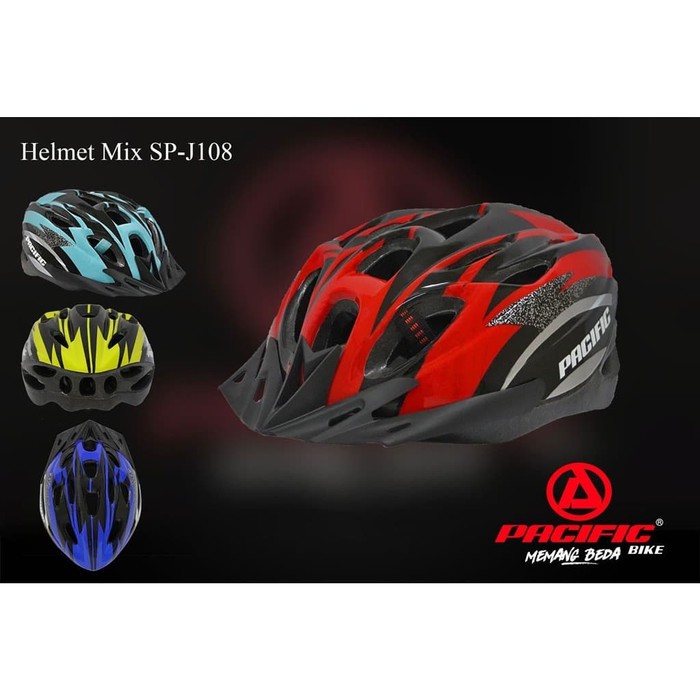 Helm Sepeda Pacific SP-J108 Safety Light Ukuran M-L