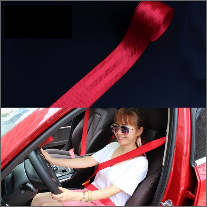 3.6m Seat Belt Mobil Universal/Safety Seat Belt Warna Sabuk/Car Seat Belt Thicken