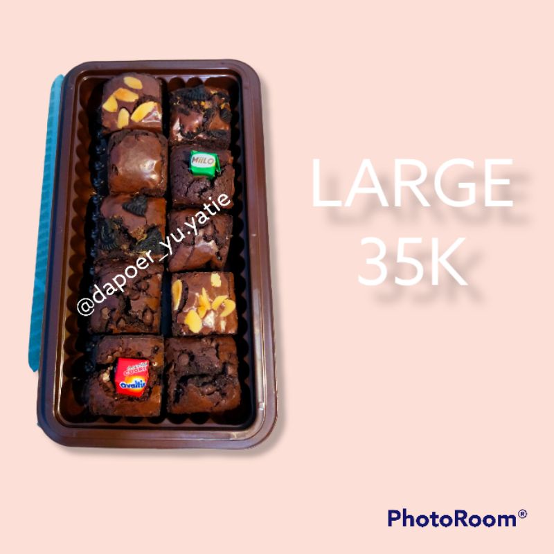 

Fudgy Brownies / Brownies Panggang / Brownies