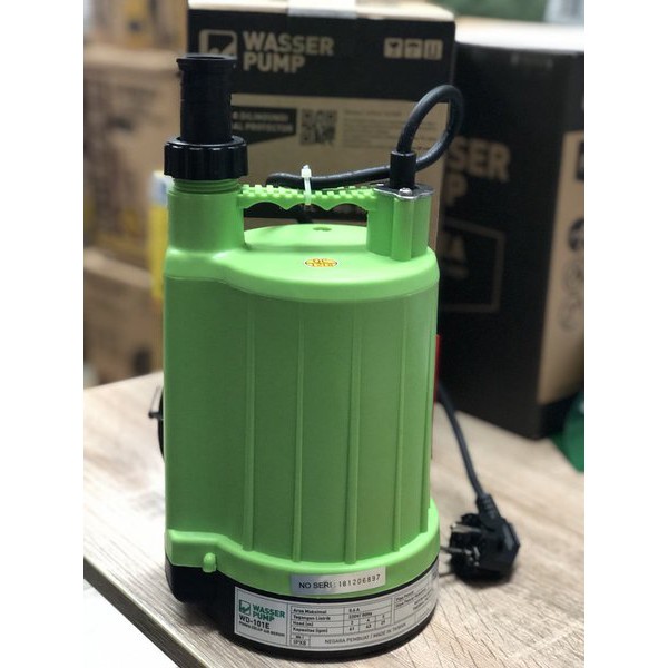 WASSER WD 101E Pompa Celup Air Bersih Submersible Pump / Pompa Celup Kolam Kuras Kolam Ikan WD-101E