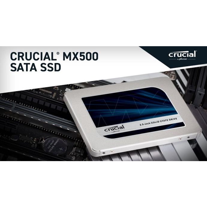 SSD Crucial MX500 250GB 500GB 1TB 2TB SATA 2.5" 6Gb/s 2.5 inch Garansi