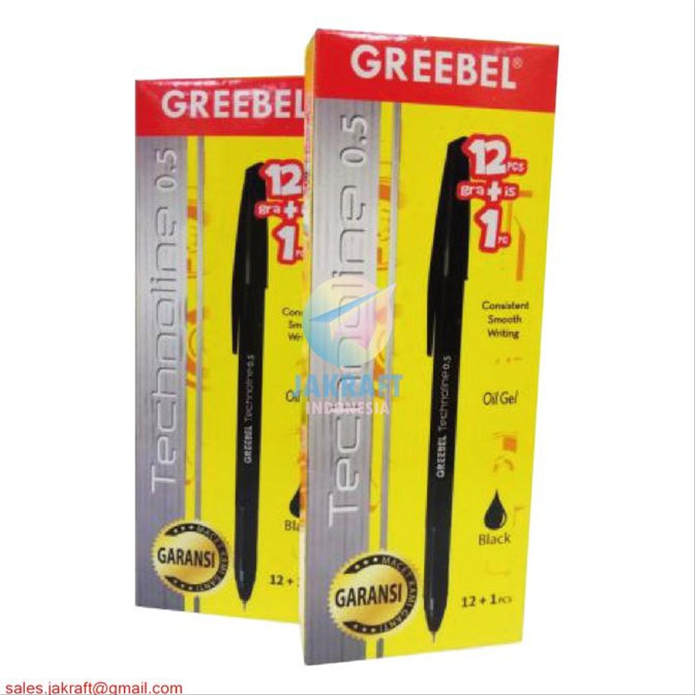 Pulpen Greebel / Bolpoin Aneka Warna Greebel