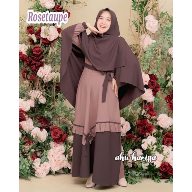 YUNISA SET SYARI GAMIS SET KHIMAR ORIGINAL AKU KARISSA