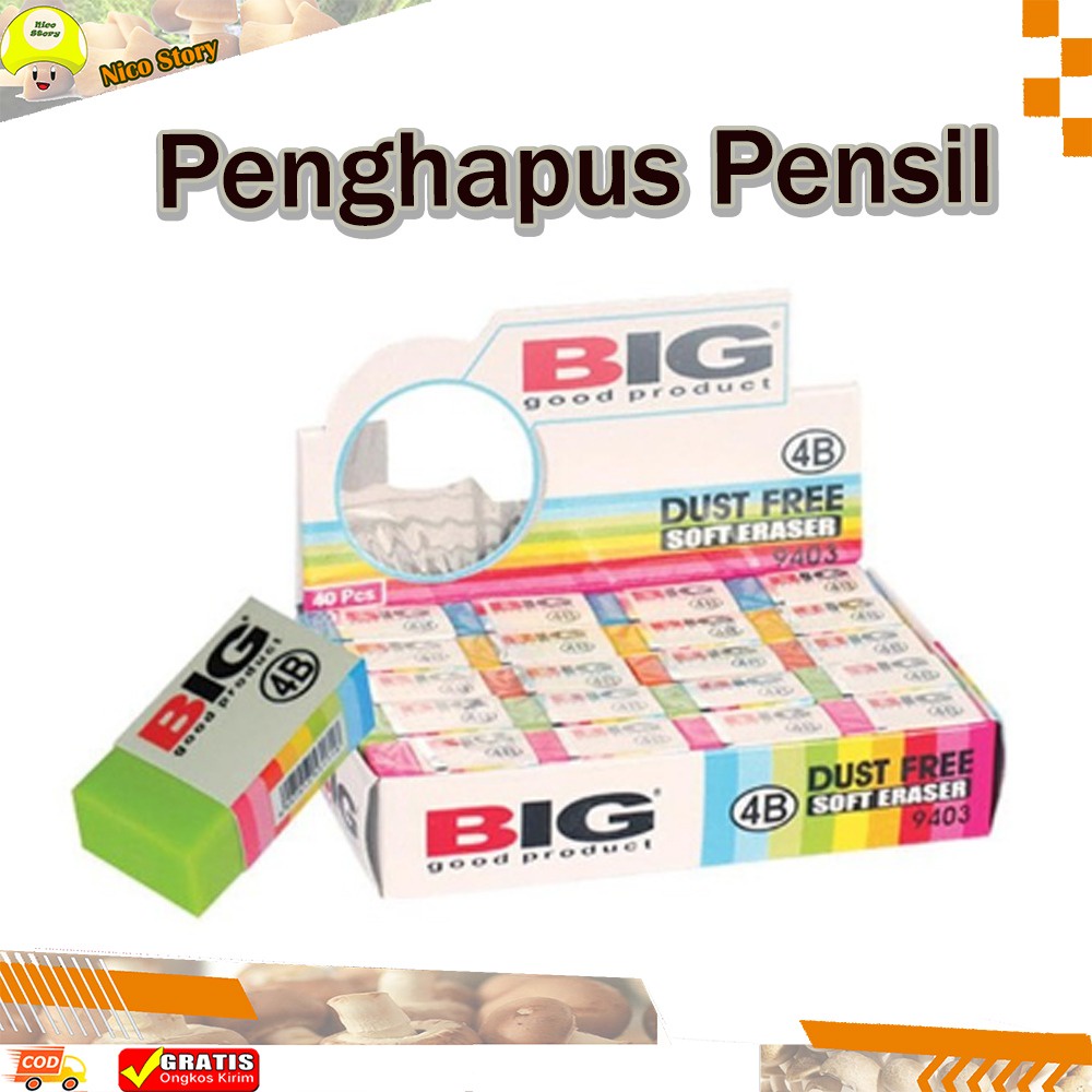 (NCS) Penghapus pensil / penghapus / penghapus warna / penghapus BIG