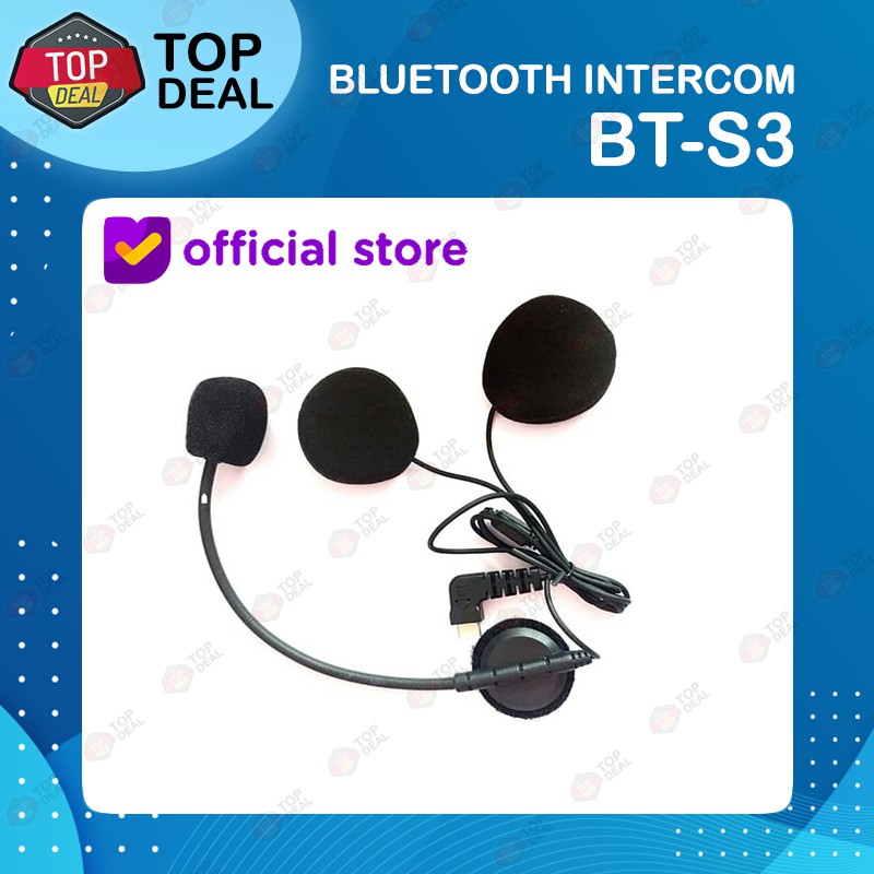 Bluetooth helm intercom BT S3 1000m original Rider Bluetooth BT-S3-1