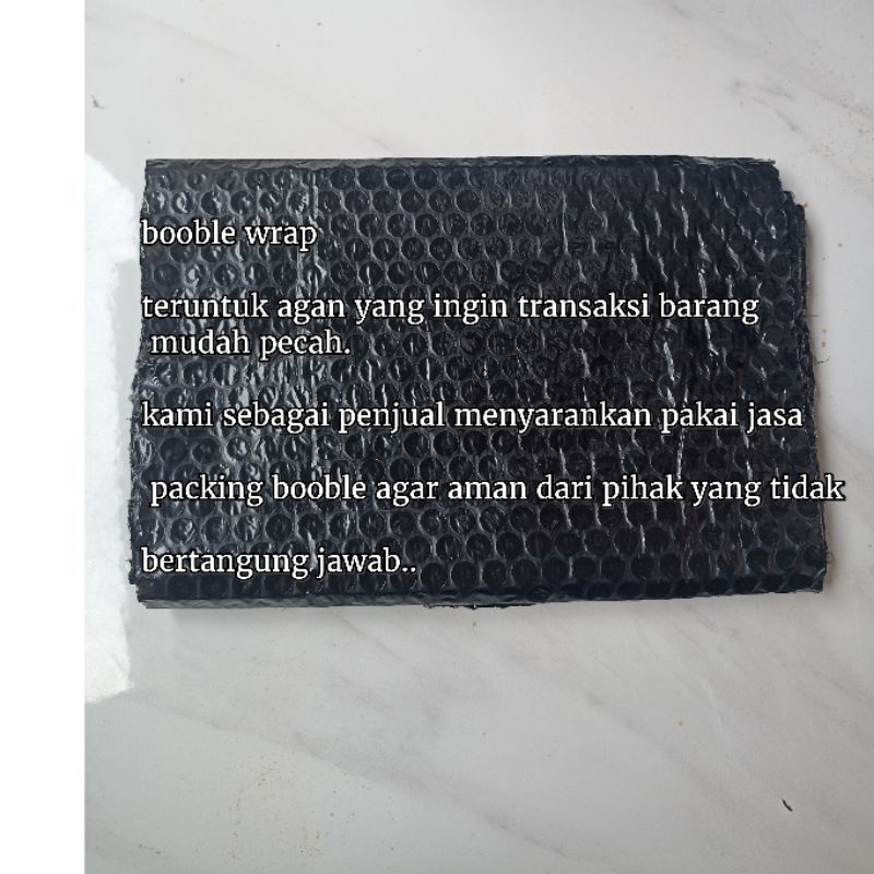 

BUBBLE BOOBLE BOUBLE WRAP agar aman tidak pecah di perjalanan
