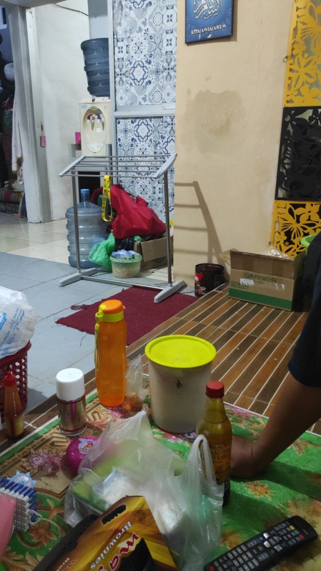 Rak Jemuran Handuk Aluminium 5 Baris Minimalis - Mobile Towel Rack