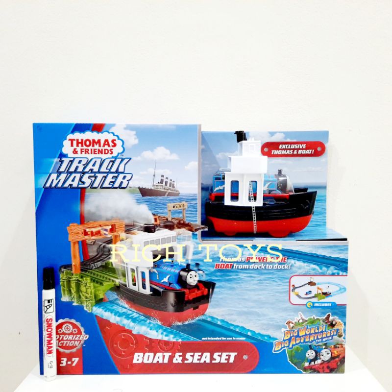 THOMAS AND FRIENDS TRACK MASTER BOAT SEA SET
