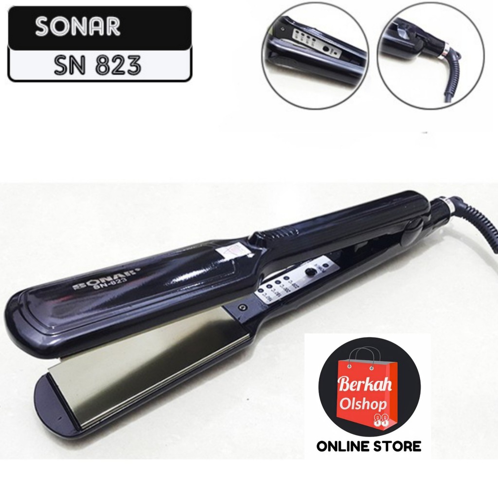 Catok Catokan rambut Lurus Sonar Splint Straight Hair SN 823