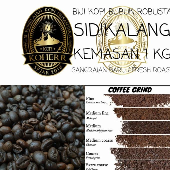 

[ COD ] Biji Kopi Bubuk Robusta Sidikalang 1kg 1 kg HARUM PREMIUM - KOHERR TERPERCAYA Kode 1039