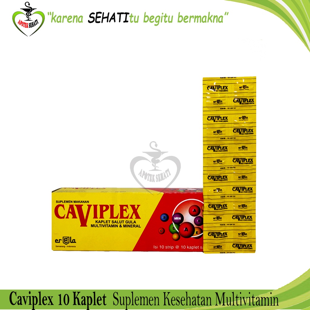 CAVIPLEX TABLET VIT NAFSU MAKAN NUTRISI OTAK SUPLEMEN DAYA TAHAN