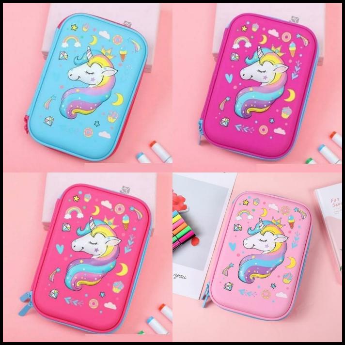 

Force | Kotak Pensil Unicorn Tempat Pensil 3D Hardtop Hadiah Anak Perempuan
