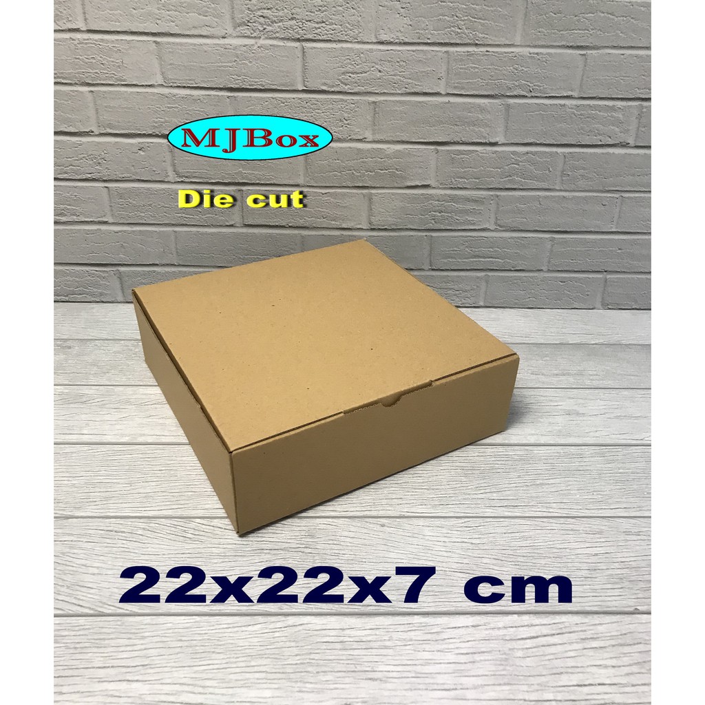 Kardus 22 x 22 x 7 cm....... Die Cut ( pembelian di atas 10 pcs harga nya lebih murah)-2