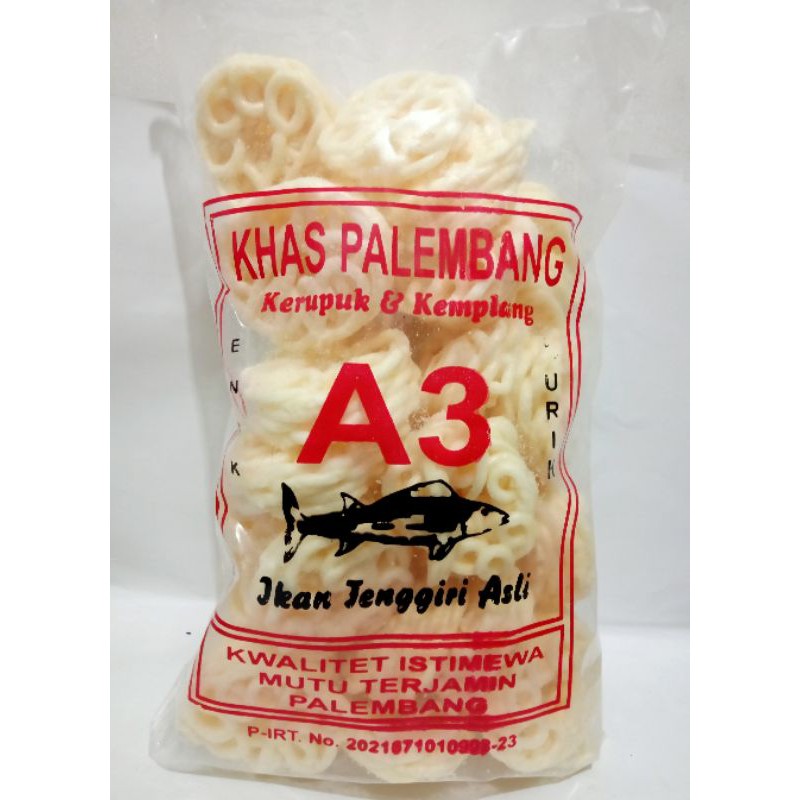 

KERUPUK KEMPLANG MAWAR PUTIH KHAS PALEMBANG -250 gr