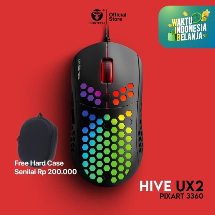 Fantech HIVE UX2 Pixart 3360 Mouse Gaming