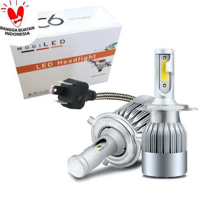 LAMPU C6 LED 36W COB MOBIL SOCKET H4 EXCLUSIVE