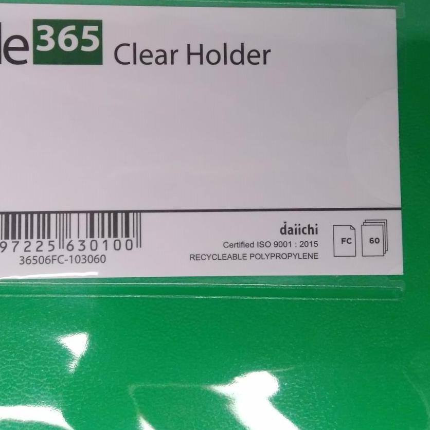 

Terlaris.. Muraaaahh.. Clear Holder Daiichi ProFile F4 ( 60 Pockets ) / Business File / Document Kee