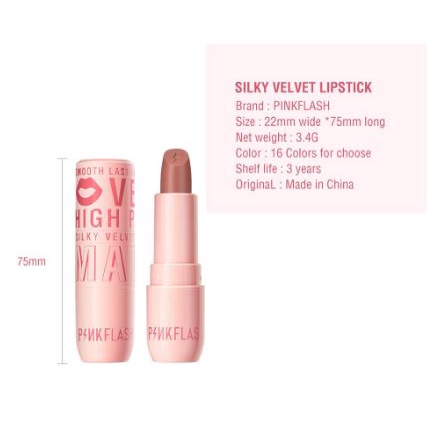 PINKFLASH Lipstick Silky Velvet