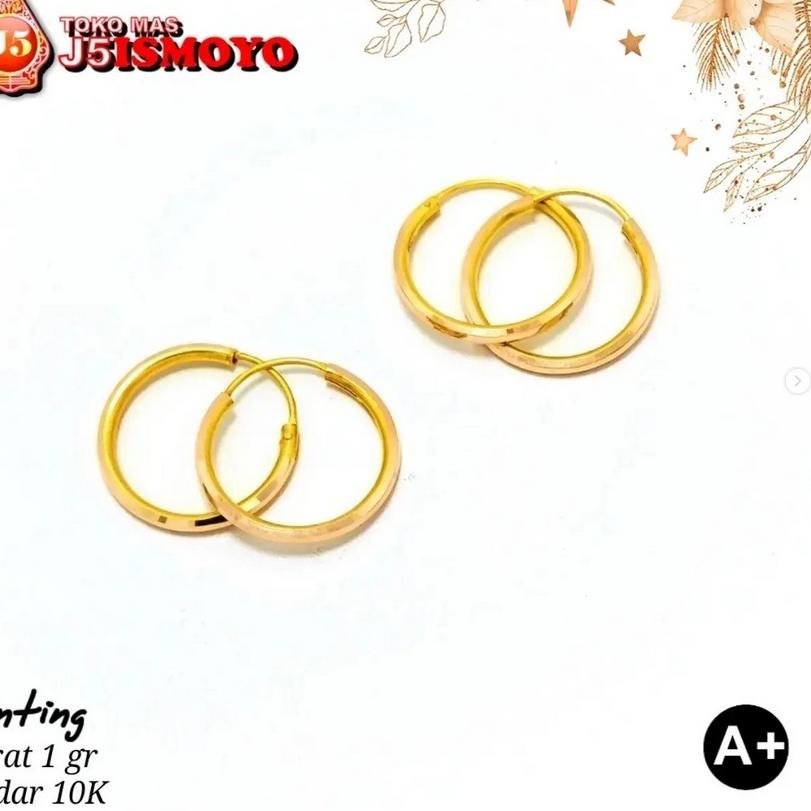Harga Murah.. Anting Emas Jepsi J5 Ismoyo
