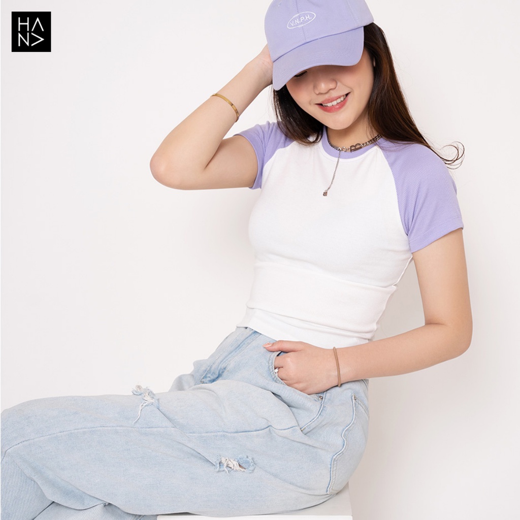 HanaFashion JKT - Hani T-shirt Kaos Rajut / Atasan Wanita Murah TS380