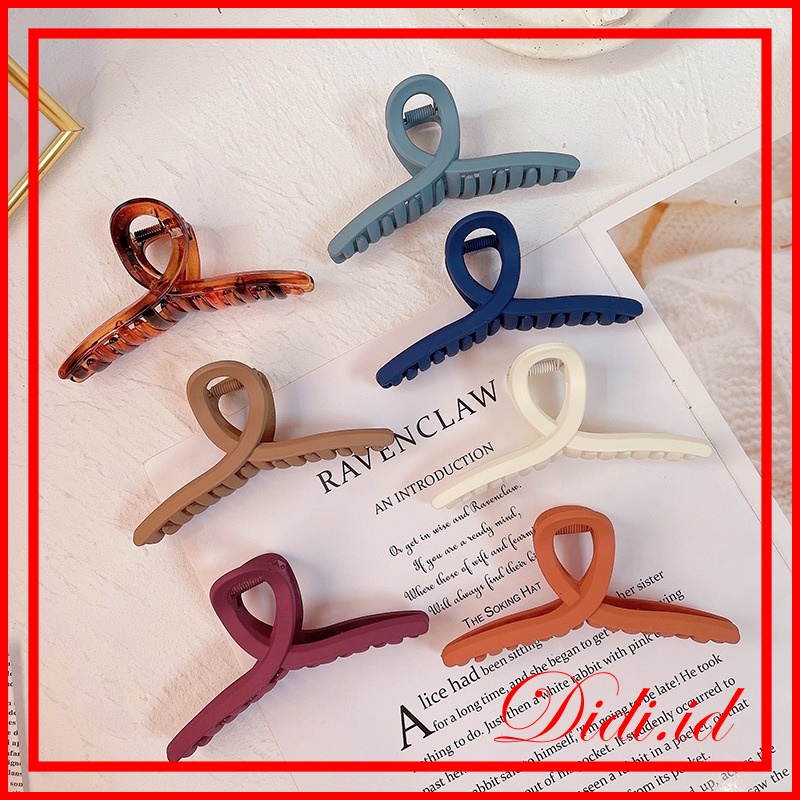 ✨DIDI.ID✨ JR03 Jepit Rambut Doff Jepitan Rambut Silang Bulat Jedai Import X8513