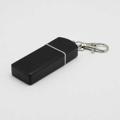 Akkoki Asbak Rokok Portable Enclosed Ashtray Stainless Keychain YH-005-Hitam