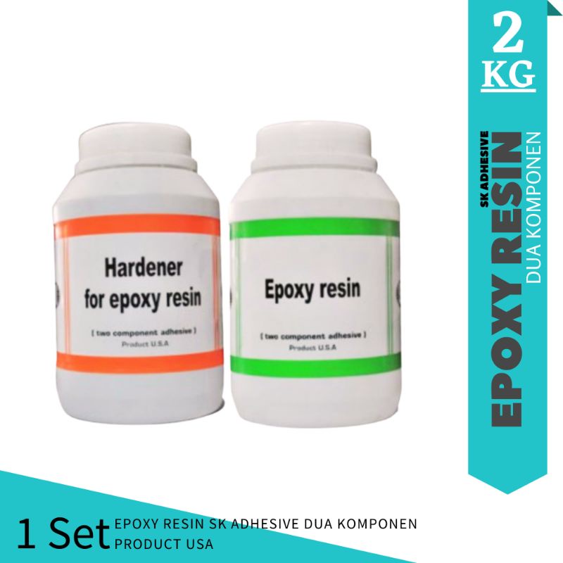 Lem Epoxy Resin by SK (2 Komponen) / 2KG