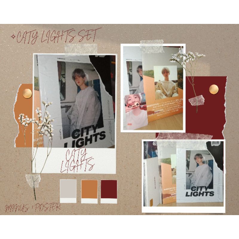 Album Un Village BAEKHYUN CITY LIGHTS Day Ver + PC