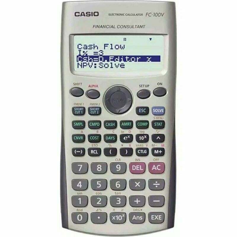

Kalkulator Casio FC 100V Financial