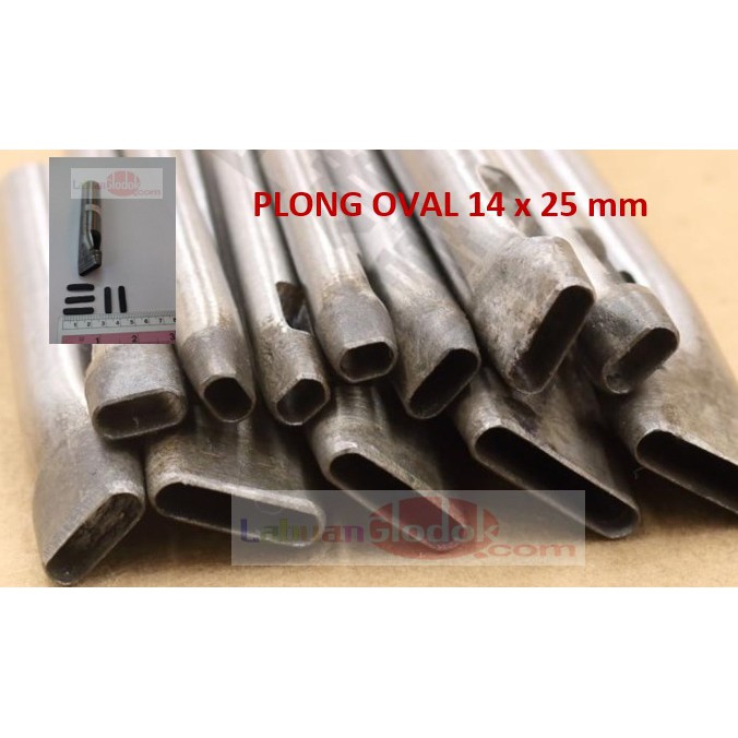 

Plong Oval 14mm x 25mm - Punch Hole Leather Oval-Plong/Pembolong Oval 14mm x 25mm
