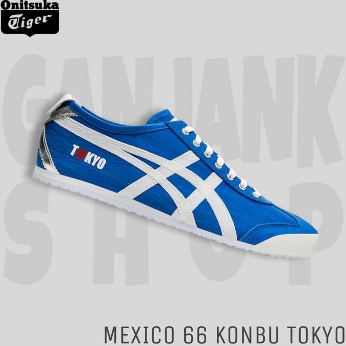 Onitsuka Tiger Mexico 66 Konbu Tokyo Blue Sepatu Pria Original Bnib Deboldmart