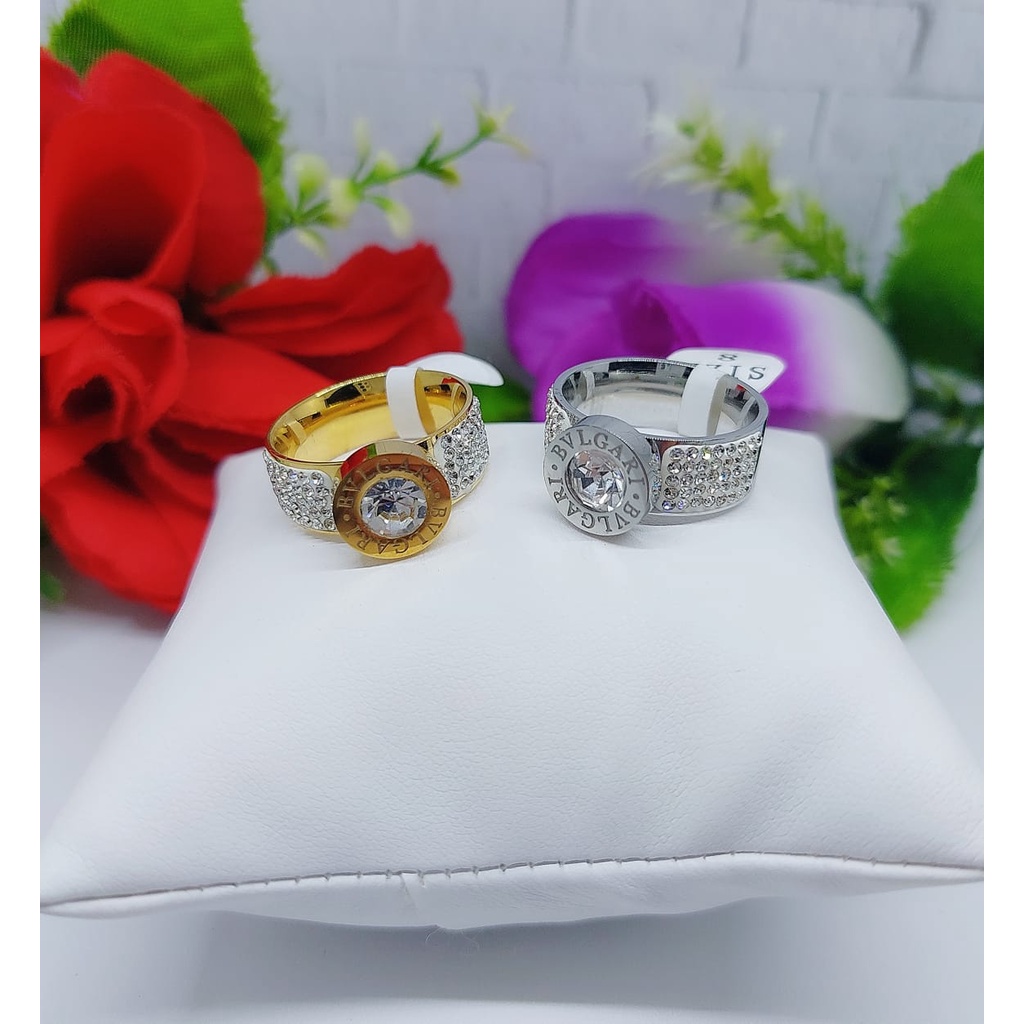 Cincin Titanium Permata 022-024 Terbaru