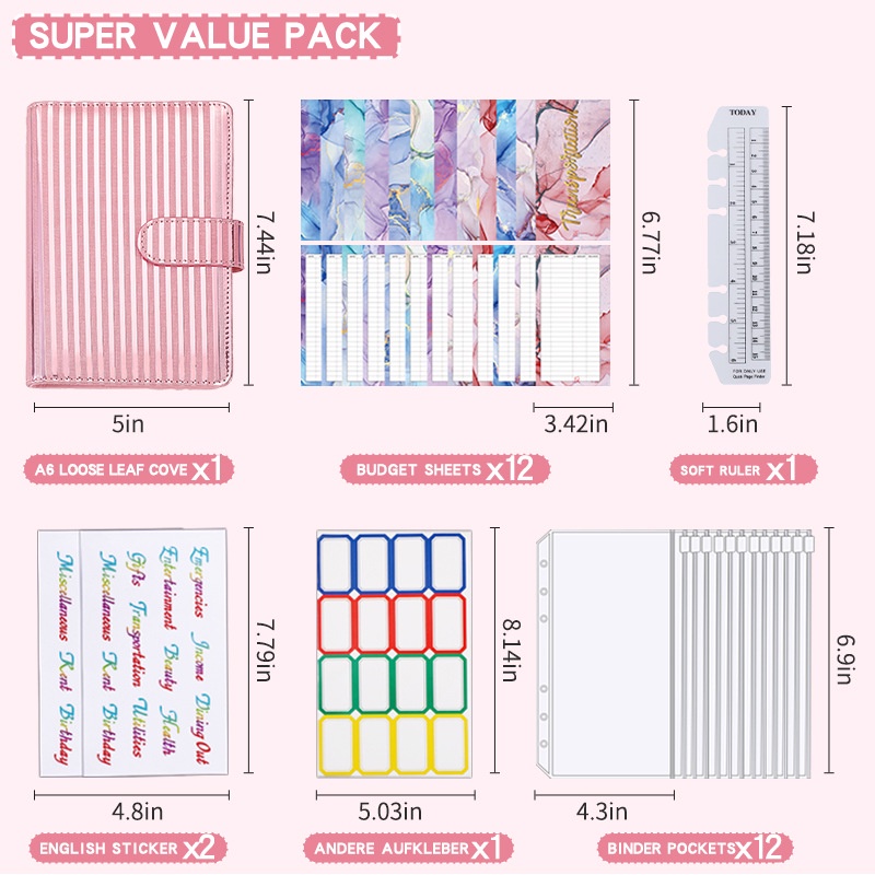 Buku Notebook / Catatan A6 Bahan Kulit PU Warna Macaron Dengan Saku Resleting