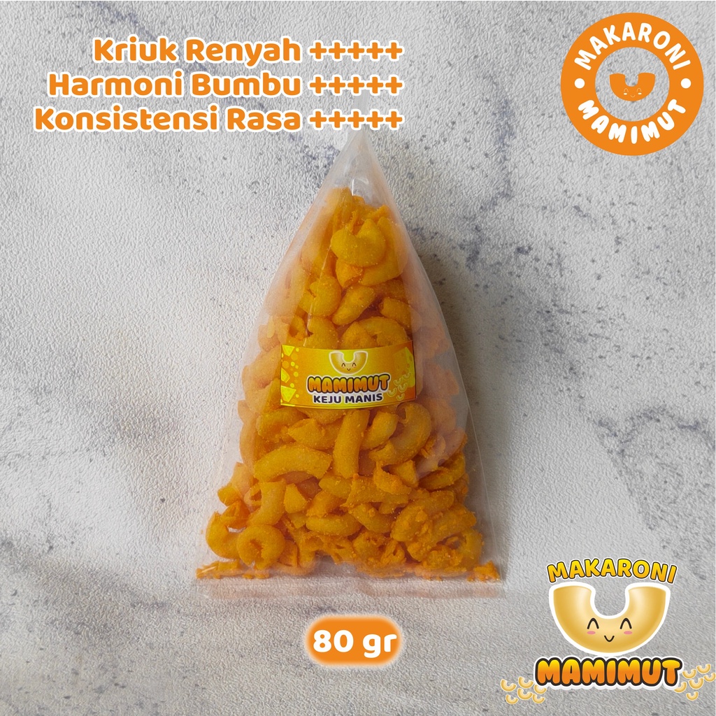 

Makaroni MaMiMut 80gr Kriuk Renyah varian MANIS