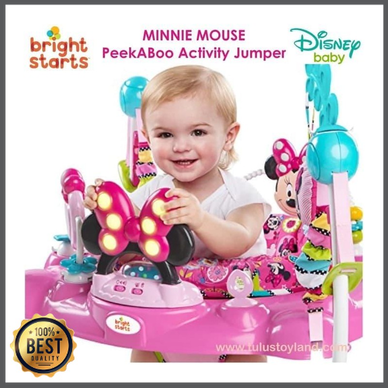 minnie mouse baby jumperoo
