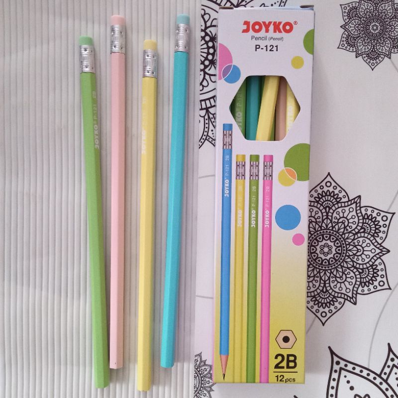

Pensil Joyko 2B P-121 (Isi 12 pcs)