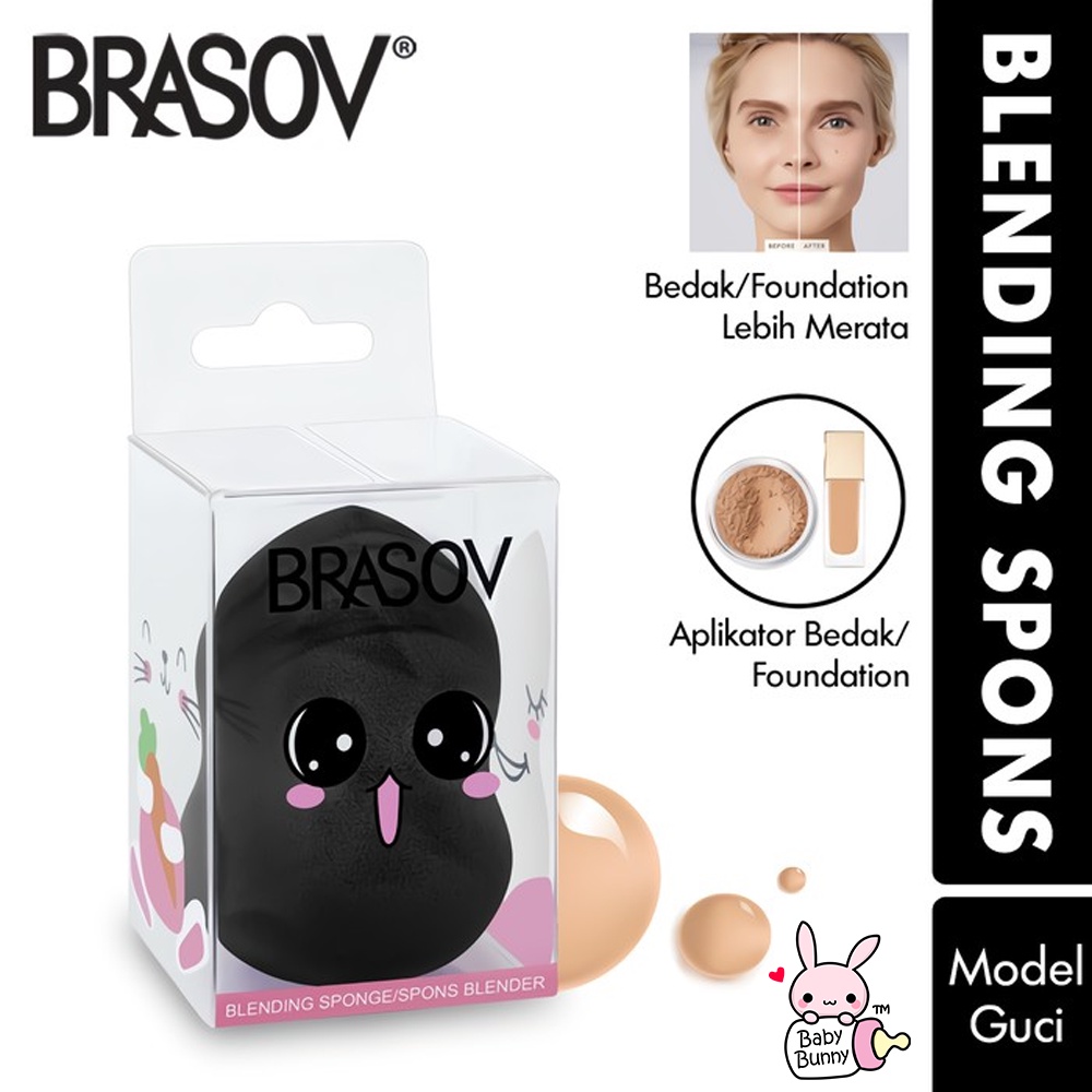 ❤ BELIA ❤ BRASOV Beauty Blender | Tear Drop | spons blending sponge warna random