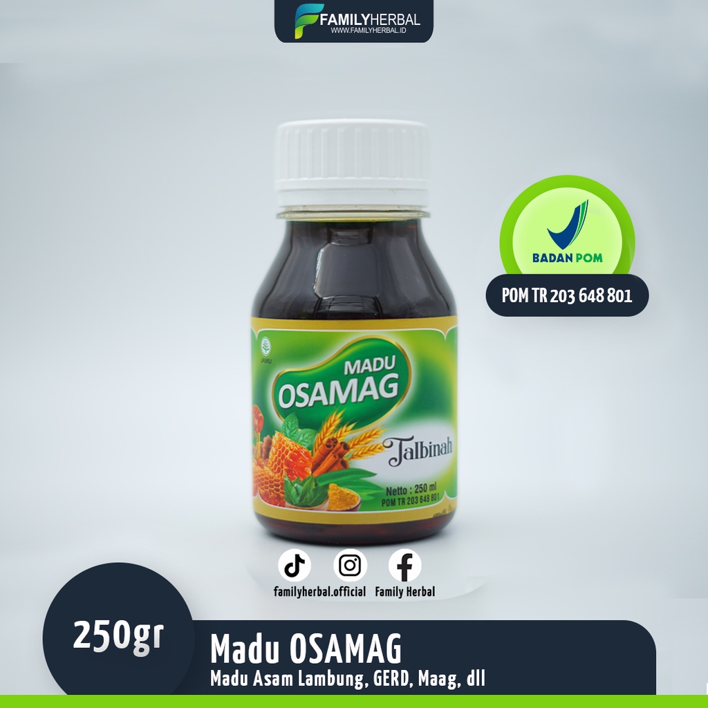 

OSAMAG Madu Maag Asam Lambung GERD Masuk Angin Madu Osamag - 250ml