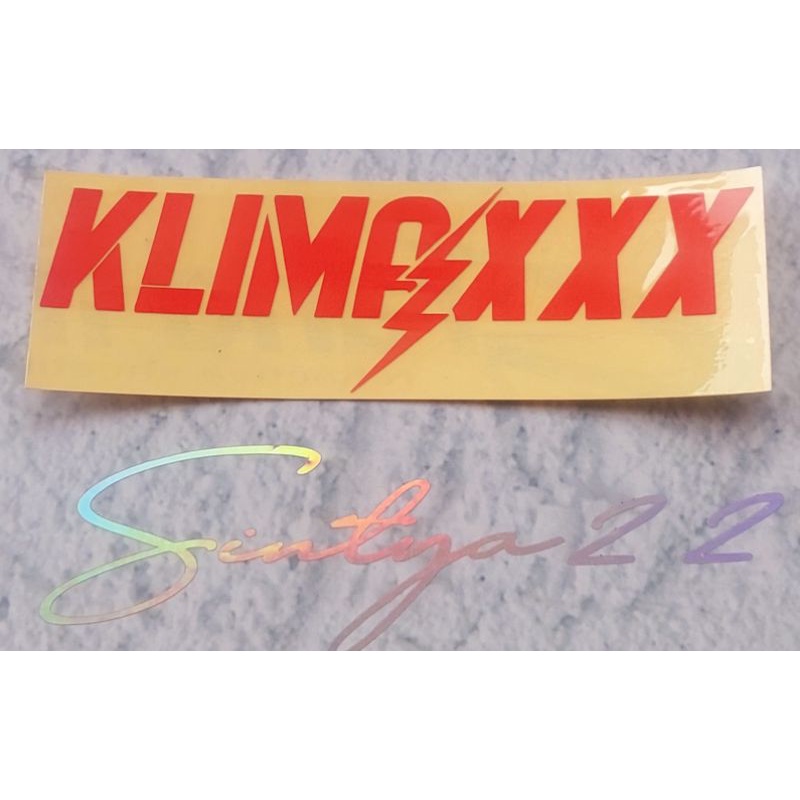 

sticker klimaxx cutting