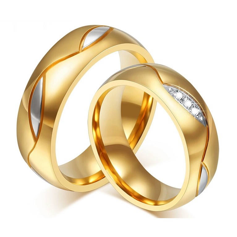 [ SALE] OBRAL Cincin Couple / Tunangan / Nikah / Pasangan / Titanium C017