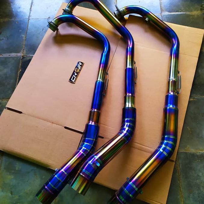 leher knalpot racing bluemoon Vixion old satria Fu dll COD